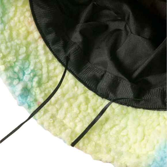 Tie-Dye Fuzzy Bucket Hat - Picture 3 of 3
